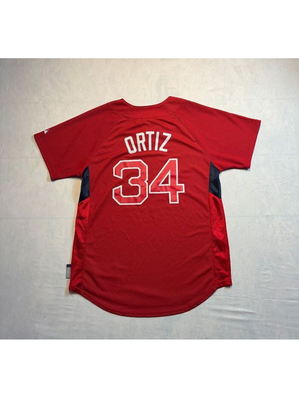 Vintage Majestic MLB Boston Red Sox Ortiz 34 Baseball Jersey